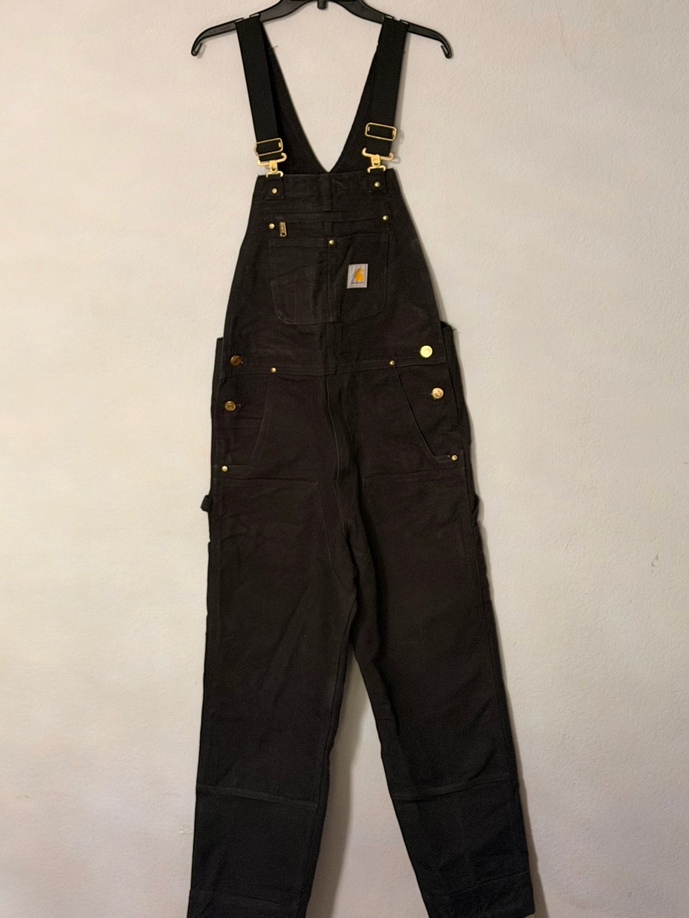 Carhartt Black Workwear Bib Overalls - Picture 2 of 12